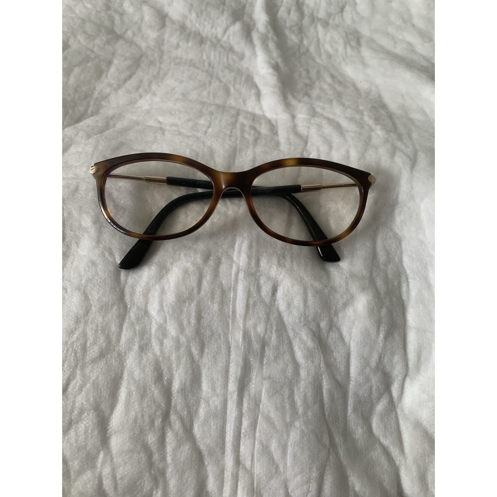 Jimmy Choo Eyeglasses Frames Only 154 6VL 135 Italy Tortoise Shell